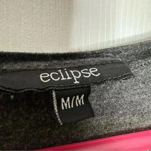 Eclipse Shirt 3/4 Dolman Sleeves Grey Size Medium - Picture 5 of 16